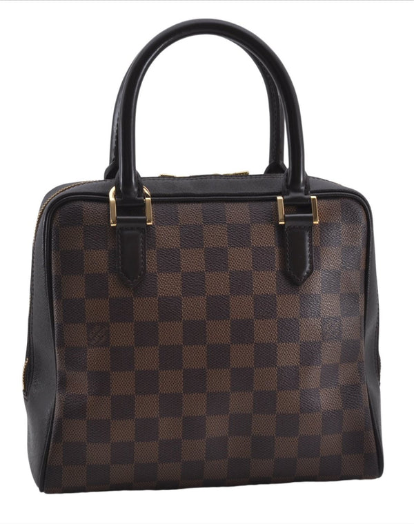 Authentic Louis Vuitton Damier Brera Hand Bag Purse N51150 LV 5441E