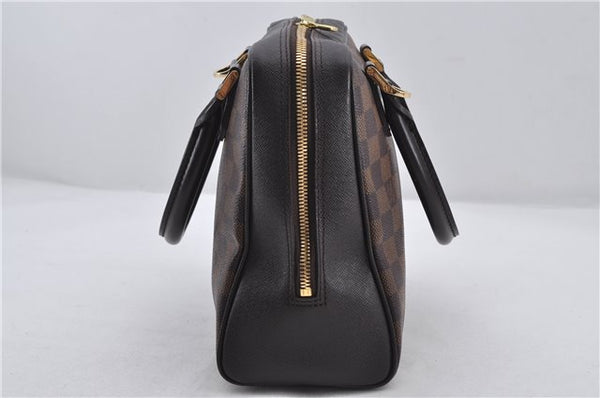 Authentic Louis Vuitton Damier Brera Hand Bag Purse N51150 LV 5441E