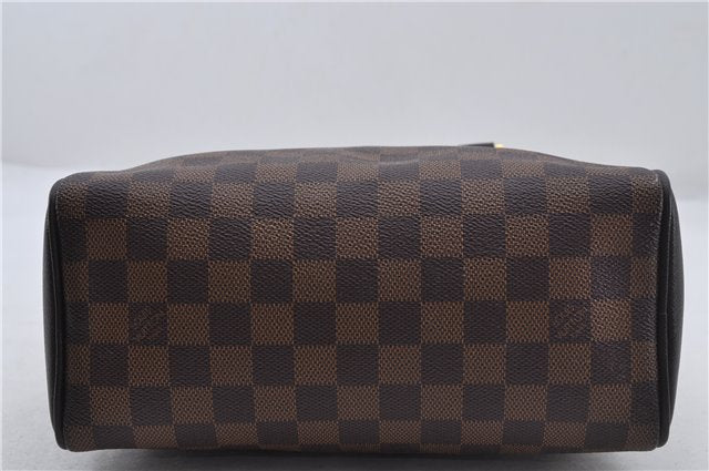 Authentic Louis Vuitton Damier Brera Hand Bag Purse N51150 LV 5441E