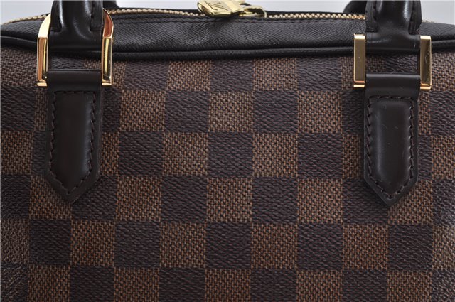 Authentic Louis Vuitton Damier Brera Hand Bag Purse N51150 LV 5441E