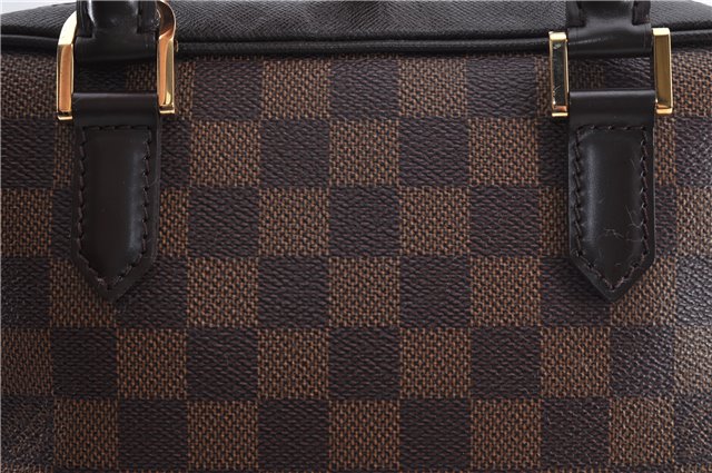 Authentic Louis Vuitton Damier Brera Hand Bag Purse N51150 LV 5441E