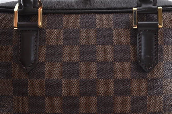Authentic Louis Vuitton Damier Brera Hand Bag Purse N51150 LV 5441E