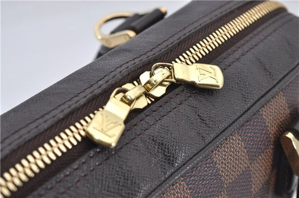 Authentic Louis Vuitton Damier Brera Hand Bag Purse N51150 LV 5441E