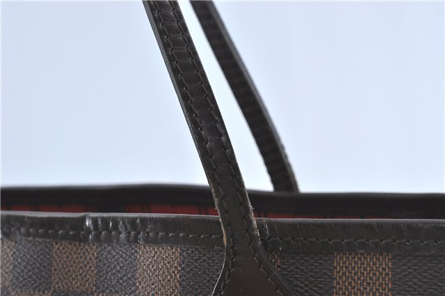 Authentic Louis Vuitton Damier Neverfull MM Shoulder Tote Bag N51105 LV 5442B