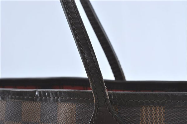 Authentic Louis Vuitton Damier Neverfull MM Shoulder Tote Bag N51105 LV 5442B