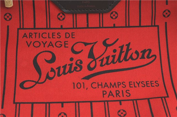 Authentic Louis Vuitton Damier Neverfull MM Shoulder Tote Bag N51105 LV 5442B