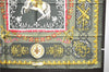 Authentic HERMES Carre 90 Scarf "LVDOVICVS MAGNVS" Silk Khaki Green 5443D