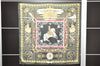 Authentic HERMES Carre 90 Scarf "LVDOVICVS MAGNVS" Silk Khaki Green 5443D