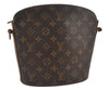 Authentic Louis Vuitton Monogram Drouot Shoulder Cross Bag M51290 LV Junk 5443I