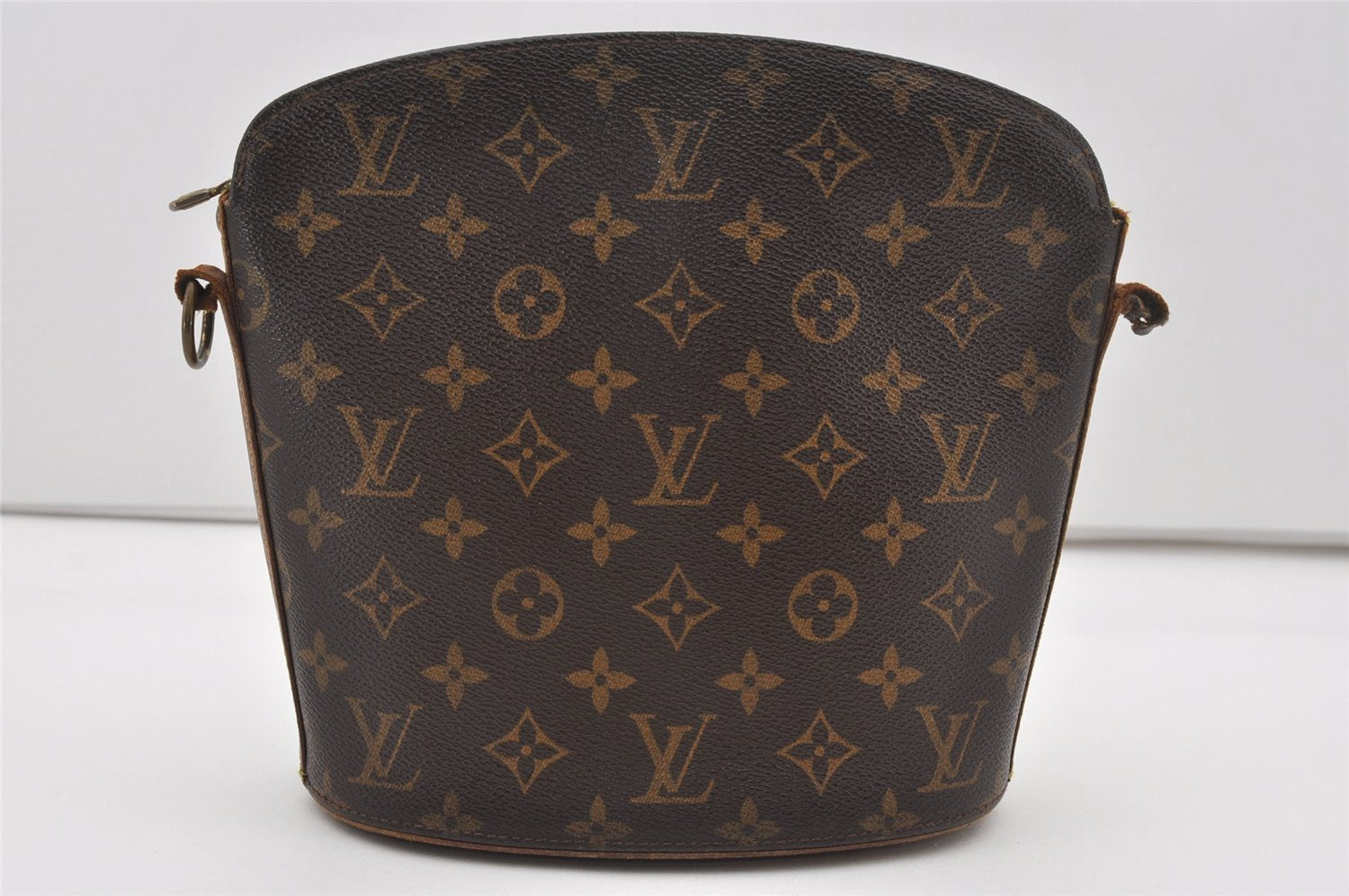 Authentic Louis Vuitton Monogram Drouot Shoulder Cross Bag M51290 LV Junk 5443I