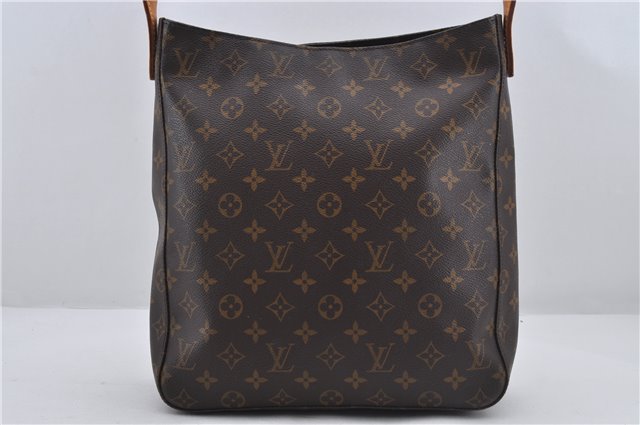 Authentic Louis Vuitton Monogram Looping GM Shoulder Bag M51145 LV 5445E