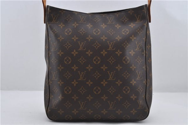 Authentic Louis Vuitton Monogram Looping GM Shoulder Bag M51145 LV 5445E