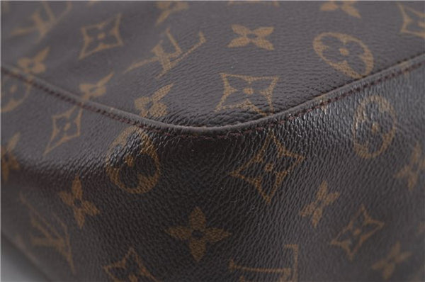 Authentic Louis Vuitton Monogram Looping GM Shoulder Bag M51145 LV 5445E