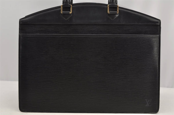 Authentic Louis Vuitton Epi Riviera Hand Bag Black M48182 LV Junk 5445I
