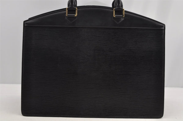 Authentic Louis Vuitton Epi Riviera Hand Bag Black M48182 LV Junk 5445I