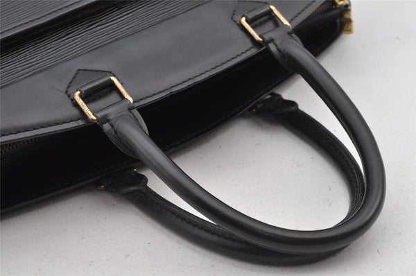 Authentic Louis Vuitton Epi Riviera Hand Bag Black M48182 LV Junk 5445I