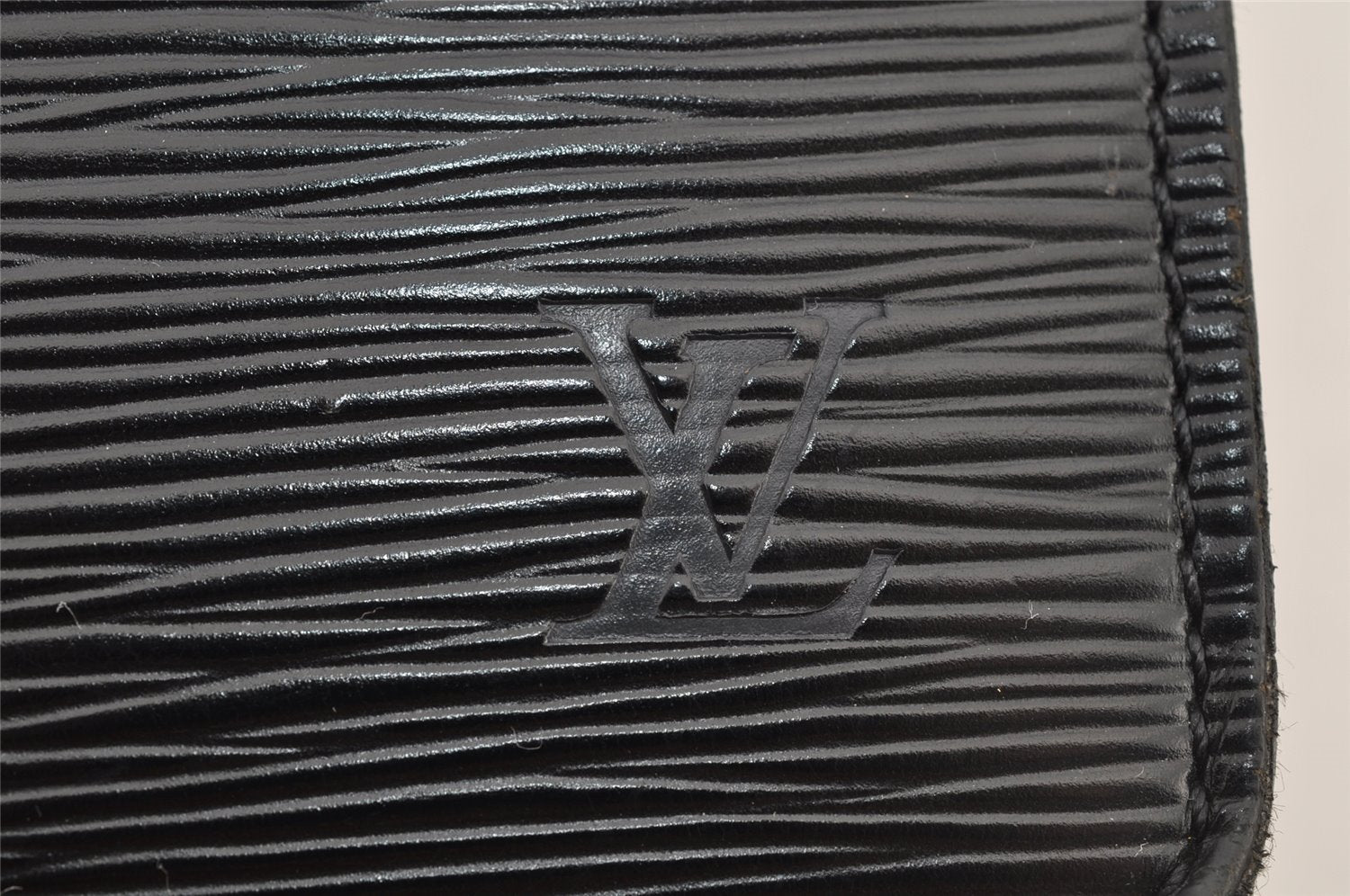 Authentic Louis Vuitton Epi Riviera Hand Bag Black M48182 LV Junk 5445I