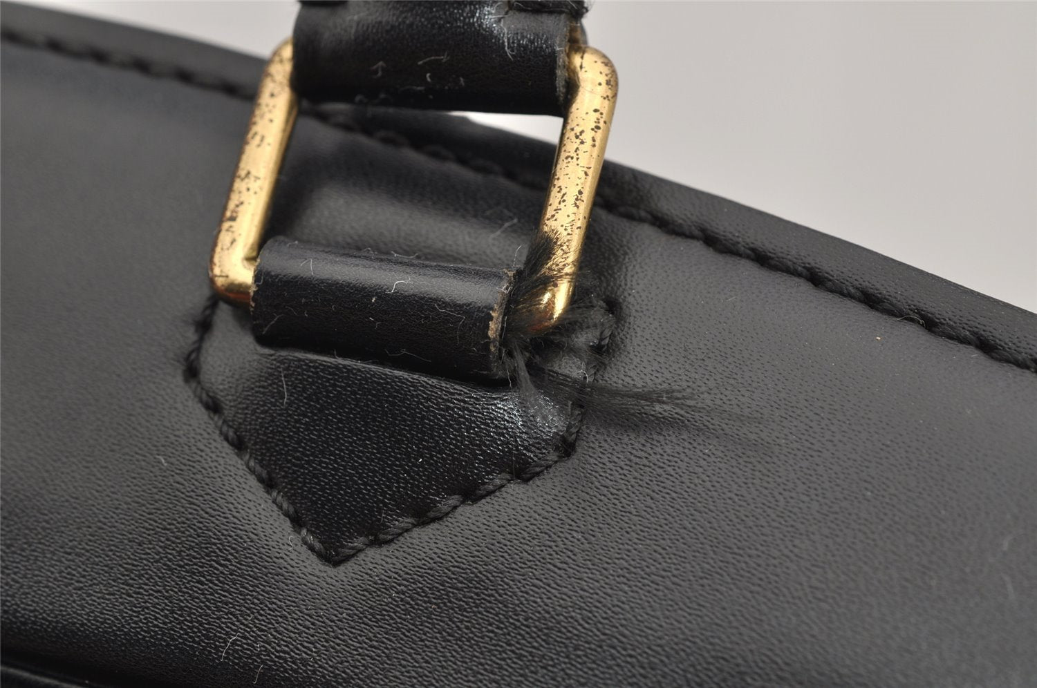 Authentic Louis Vuitton Epi Riviera Hand Bag Black M48182 LV Junk 5445I