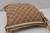 Authentic GUCCI Sherry Line Shoulder Bag GG Canvas Leather 144388 Brown 5446I