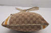 Authentic GUCCI Sherry Line Shoulder Bag GG Canvas Leather 144388 Brown 5446I