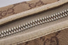 Authentic GUCCI Sherry Line Shoulder Bag GG Canvas Leather 144388 Brown 5446I