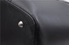 Authentic BURBERRY Vintage Leather Shoulder Tote Bag Purse Black 5447C