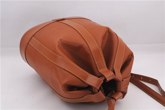 Authentic Louis Vuitton Epi Randonnee PM Shoulder Bag Brown M52358 LV 5447E