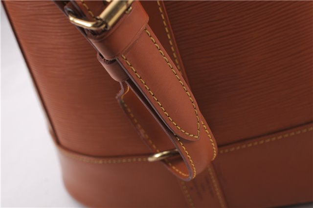Authentic Louis Vuitton Epi Randonnee PM Shoulder Bag Brown M52358 LV 5447E