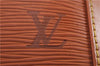Authentic Louis Vuitton Epi Randonnee PM Shoulder Bag Brown M52358 LV 5447E