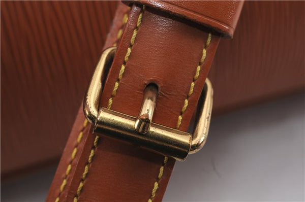 Authentic Louis Vuitton Epi Randonnee PM Shoulder Bag Brown M52358 LV 5447E