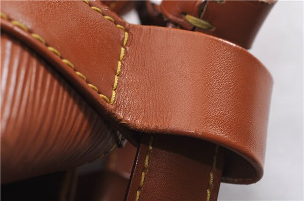 Authentic Louis Vuitton Epi Randonnee PM Shoulder Bag Brown M52358 LV 5447E