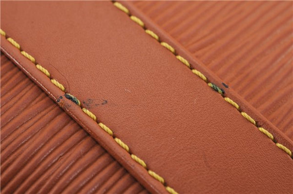 Authentic Louis Vuitton Epi Randonnee PM Shoulder Bag Brown M52358 LV 5447E