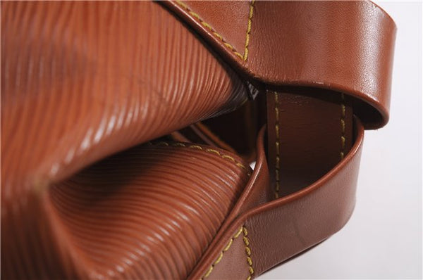 Authentic Louis Vuitton Epi Randonnee PM Shoulder Bag Brown M52358 LV 5447E