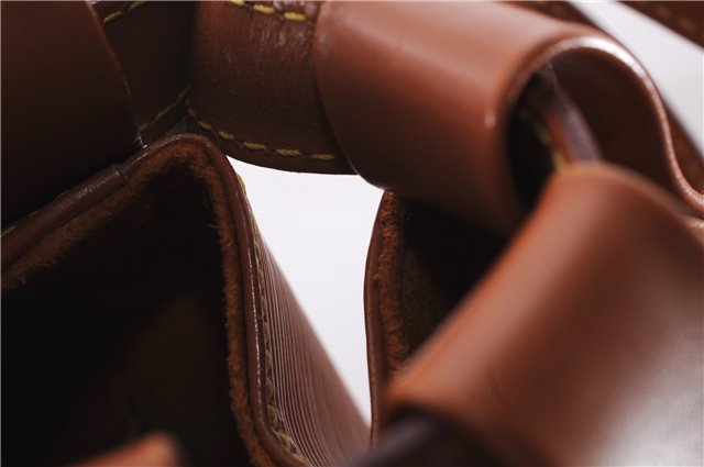 Authentic Louis Vuitton Epi Randonnee PM Shoulder Bag Brown M52358 LV 5447E