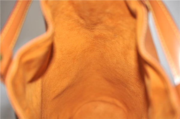 Authentic Louis Vuitton Epi Randonnee PM Shoulder Bag Brown M52358 LV 5447E