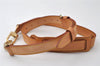 Authentic Louis Vuitton Leather Shoulder Strap Beige 35.8-42.9" LV 5447I