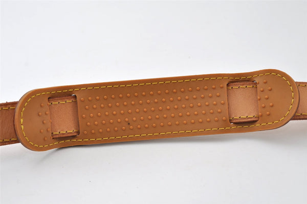 Authentic Louis Vuitton Leather Shoulder Strap Beige 35.8-42.9" LV 5447I