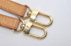 Authentic Louis Vuitton Leather Shoulder Strap Beige 47.6" LV 5448I