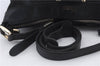 Authentic GUCCI Abbey Shoulder Cross Bag GG Canvas Leather 203257 Black 5449D