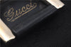 Authentic GUCCI Abbey Shoulder Cross Bag GG Canvas Leather 203257 Black 5449D