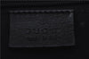 Authentic GUCCI Abbey Shoulder Cross Bag GG Canvas Leather 203257 Black 5449D