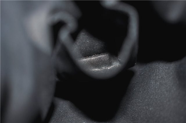 Authentic GUCCI Abbey Shoulder Cross Bag GG Canvas Leather 203257 Black 5449D