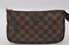 Authentic Louis Vuitton Damier Pochette Accessoires Pouch Purse N51985 LV 5449I