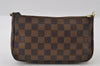 Authentic Louis Vuitton Damier Pochette Accessoires Pouch Purse N51985 LV 5449I