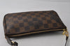 Authentic Louis Vuitton Damier Pochette Accessoires Pouch Purse N51985 LV 5449I