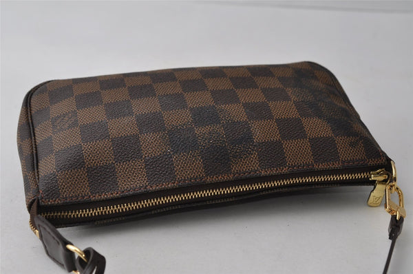 Authentic Louis Vuitton Damier Pochette Accessoires Pouch Purse N51985 LV 5449I