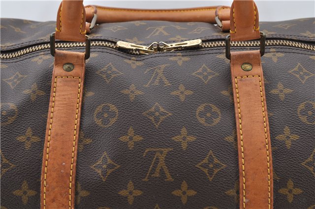 Authentic LOUIS VUITTON Monogram Keepall 60 Boston Bag M41422 LV 5450C