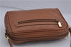 Authentic GUCCI Vintage Shoulder Cross Body Bag Purse Leather Brown 5450D