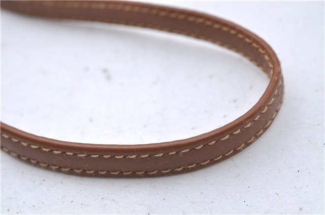 Authentic GUCCI Vintage Shoulder Cross Body Bag Purse Leather Brown 5450D