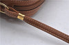 Authentic GUCCI Vintage Shoulder Cross Body Bag Purse Leather Brown 5450D